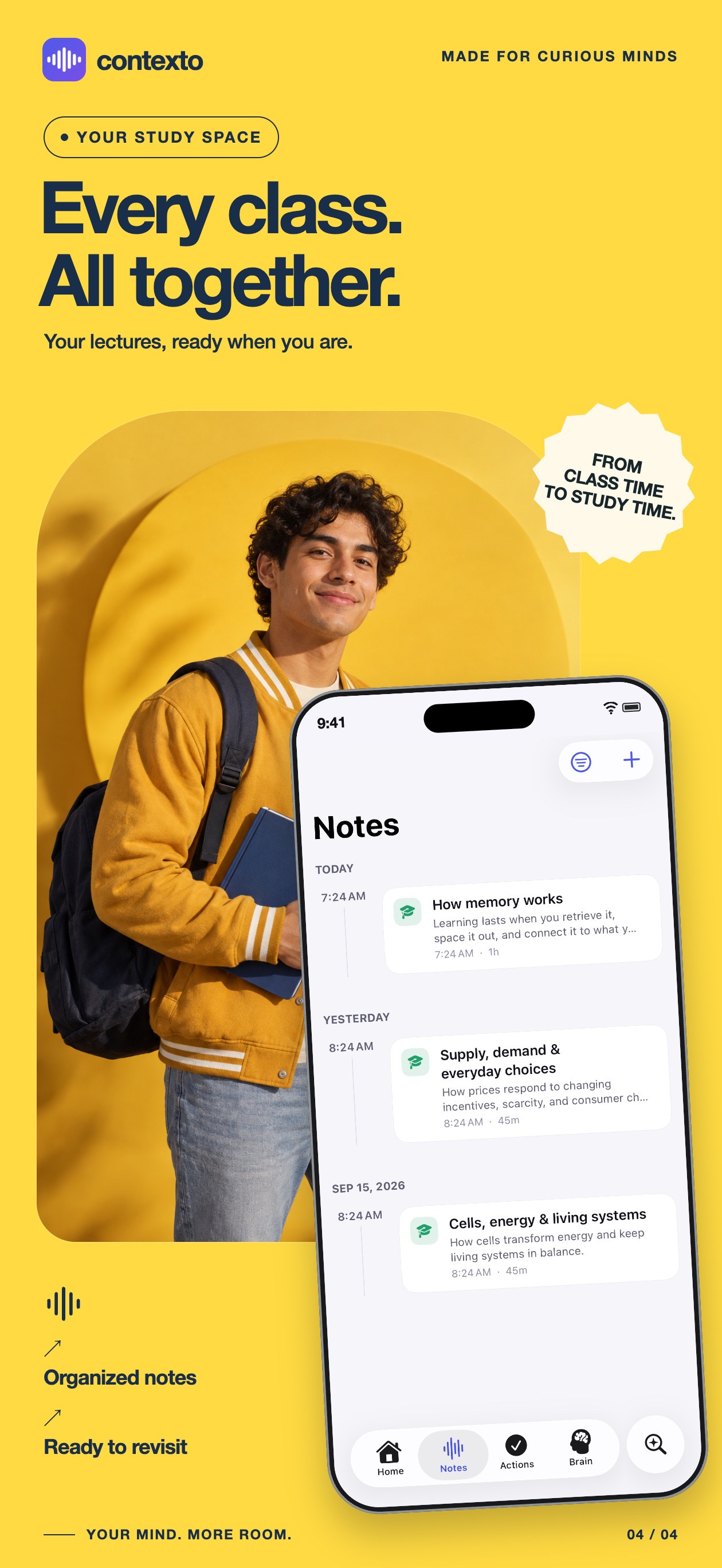Contexto organized notes library