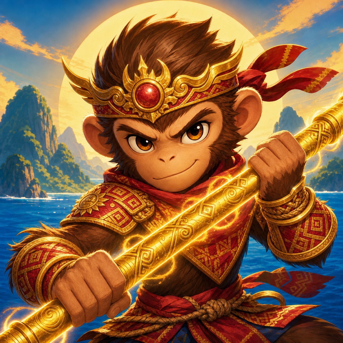 Monkey King Island Defense game artwork